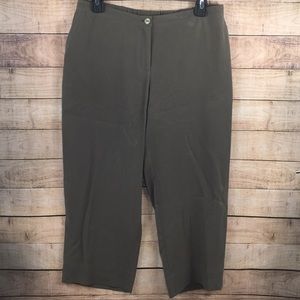 J Jill Silk Cropped Pants Size XS